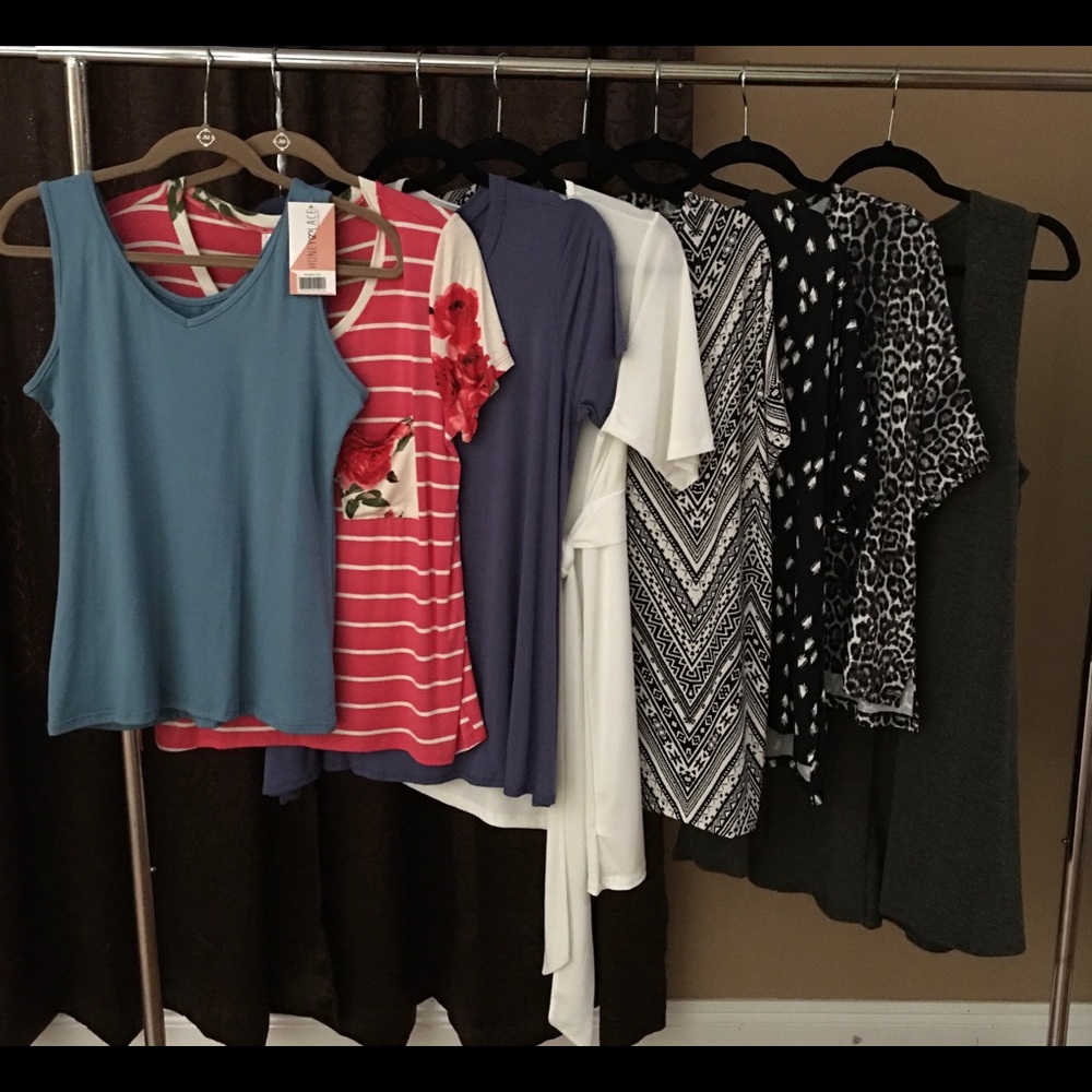 PIPHANY SET OF 8 SHIRTS SIZE LARGE